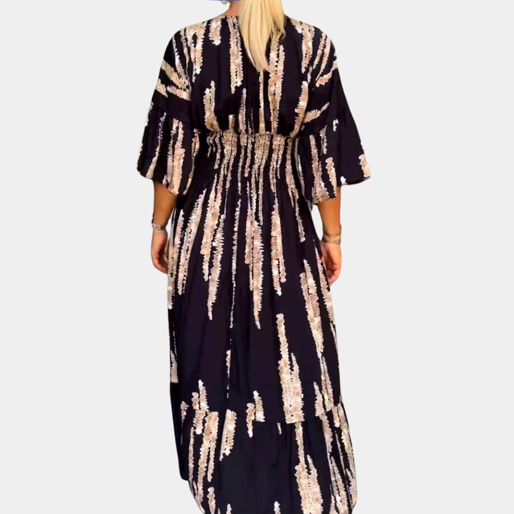 Elegante y acogedor vestido midi de mujer para cualquier ocasión
