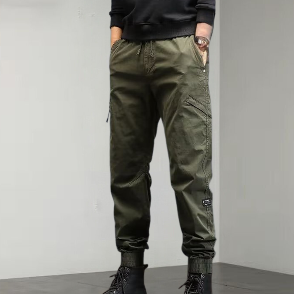 Elegantes pantalones cargo informales para hombre que ofrecen la máxima comodidad y versatilidad