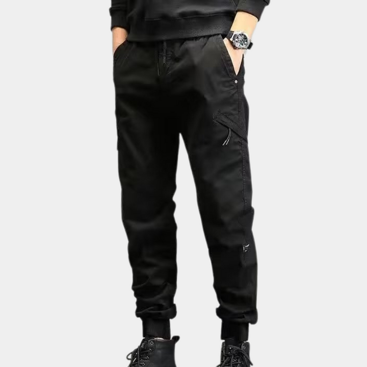 Elegantes pantalones cargo informales para hombre que ofrecen la máxima comodidad y versatilidad