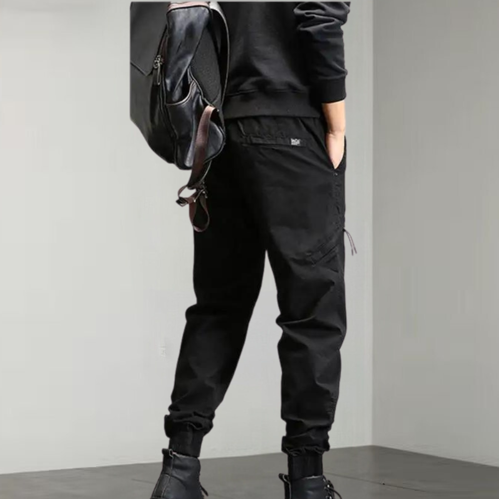 Elegantes pantalones cargo informales para hombre que ofrecen la máxima comodidad y versatilidad