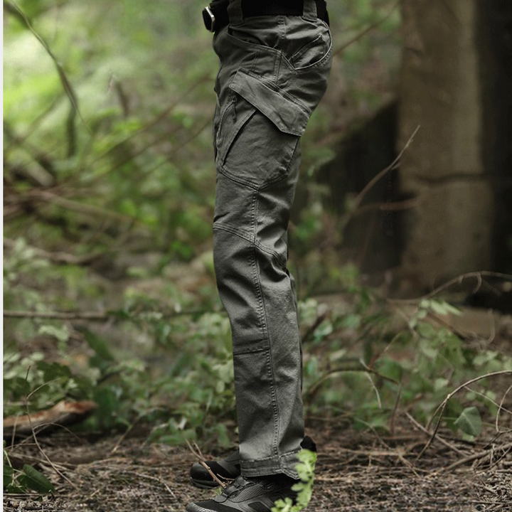 Elegantes pantalones cargo informales para hombre