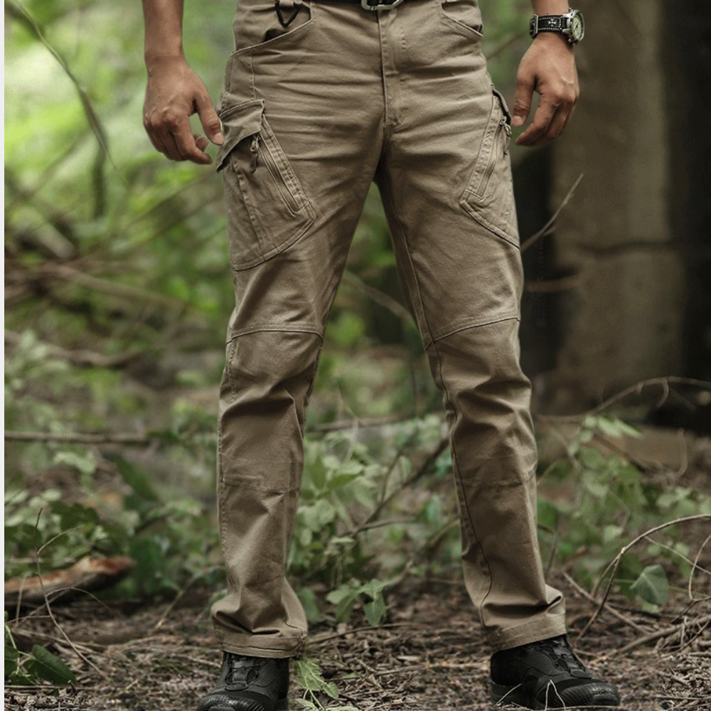Elegantes pantalones cargo informales para hombre