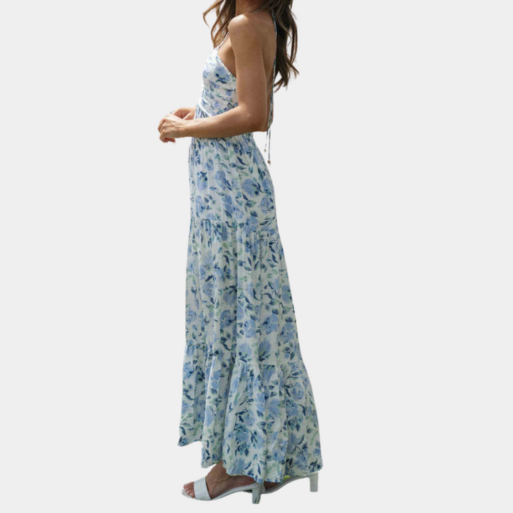 Dagmar - Elegante vestido halter con un largo de ensueño