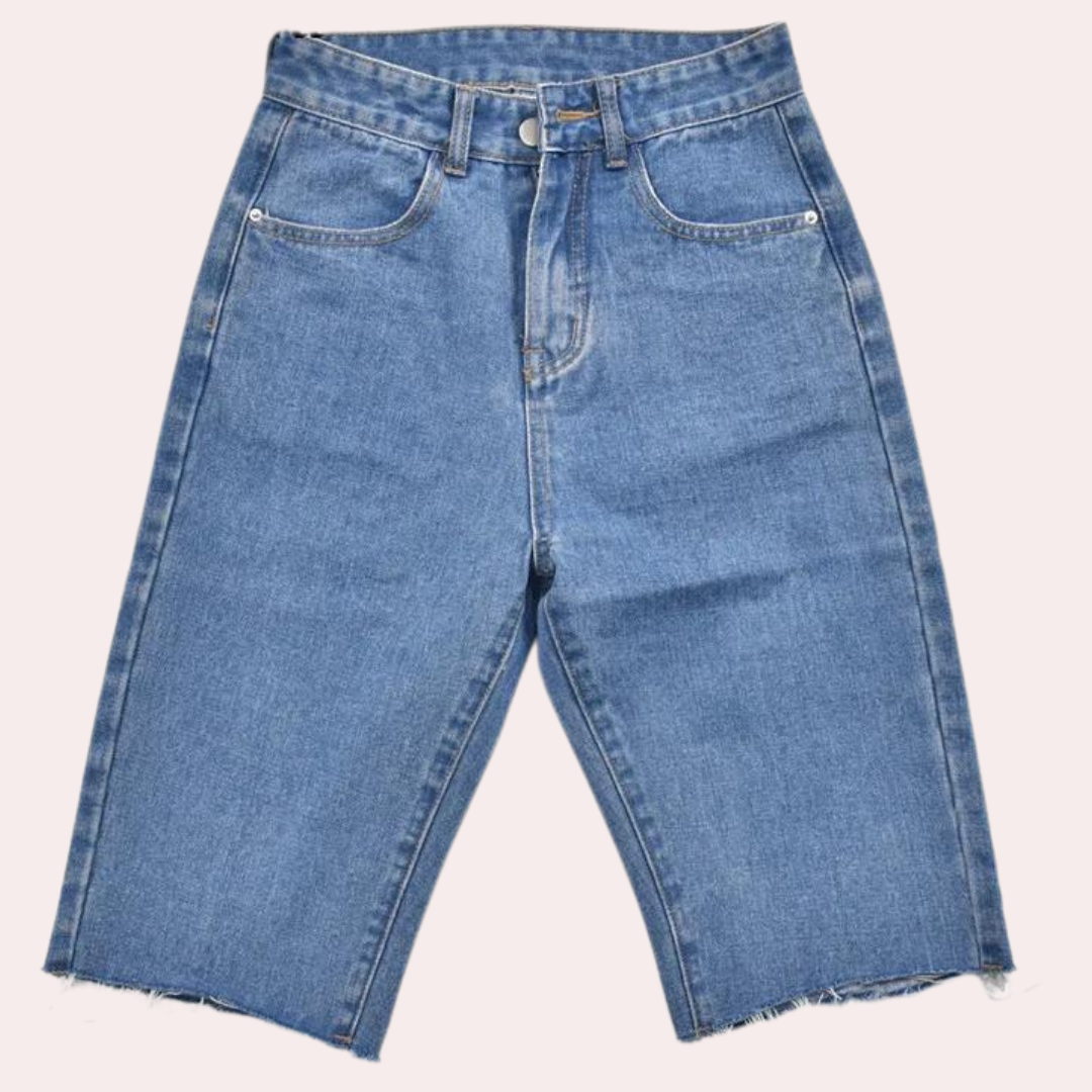 Dora - Pantalones cortos de cintura alta de moda para mujer