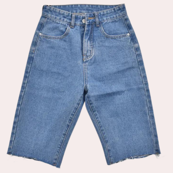 Dora - Pantalones cortos de cintura alta de moda para mujer