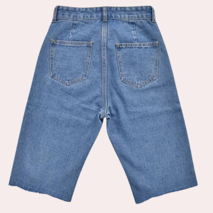 Dora - Pantalones cortos de cintura alta de moda para mujer