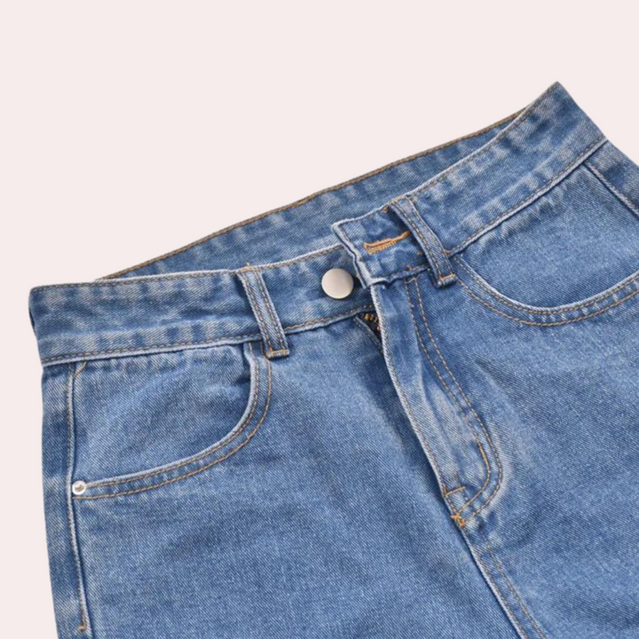 Dora - Pantalones cortos de cintura alta de moda para mujer