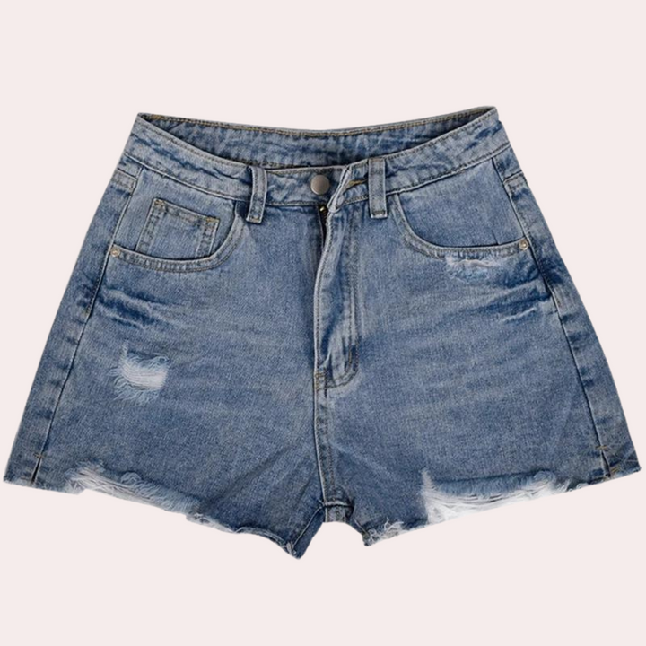 Ondine - Elegantes pantalones cortos vaqueros para mujer