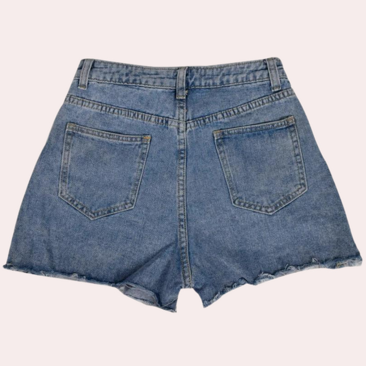 Ondine - Elegantes pantalones cortos vaqueros para mujer