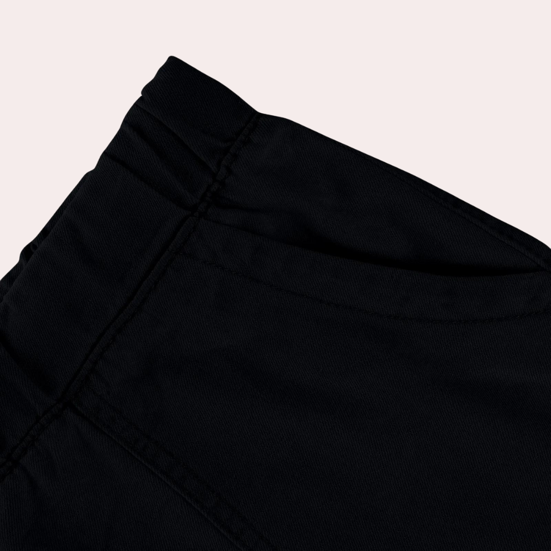 Delfine - Pantalones cortos de mujer con estilo effortless y prácticos bolsillos laterales