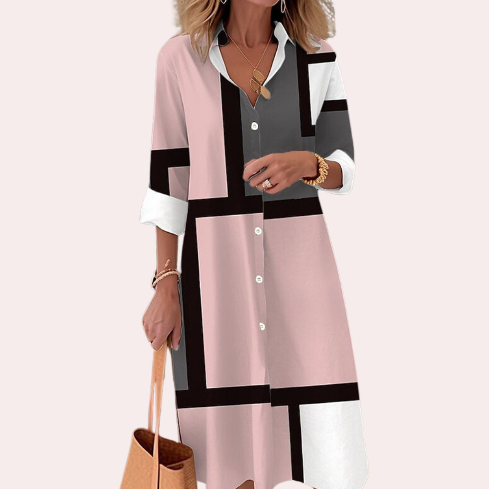 Elegante vestido midi Anna para mujer - ¡Perfecto para cualquier ocasión!