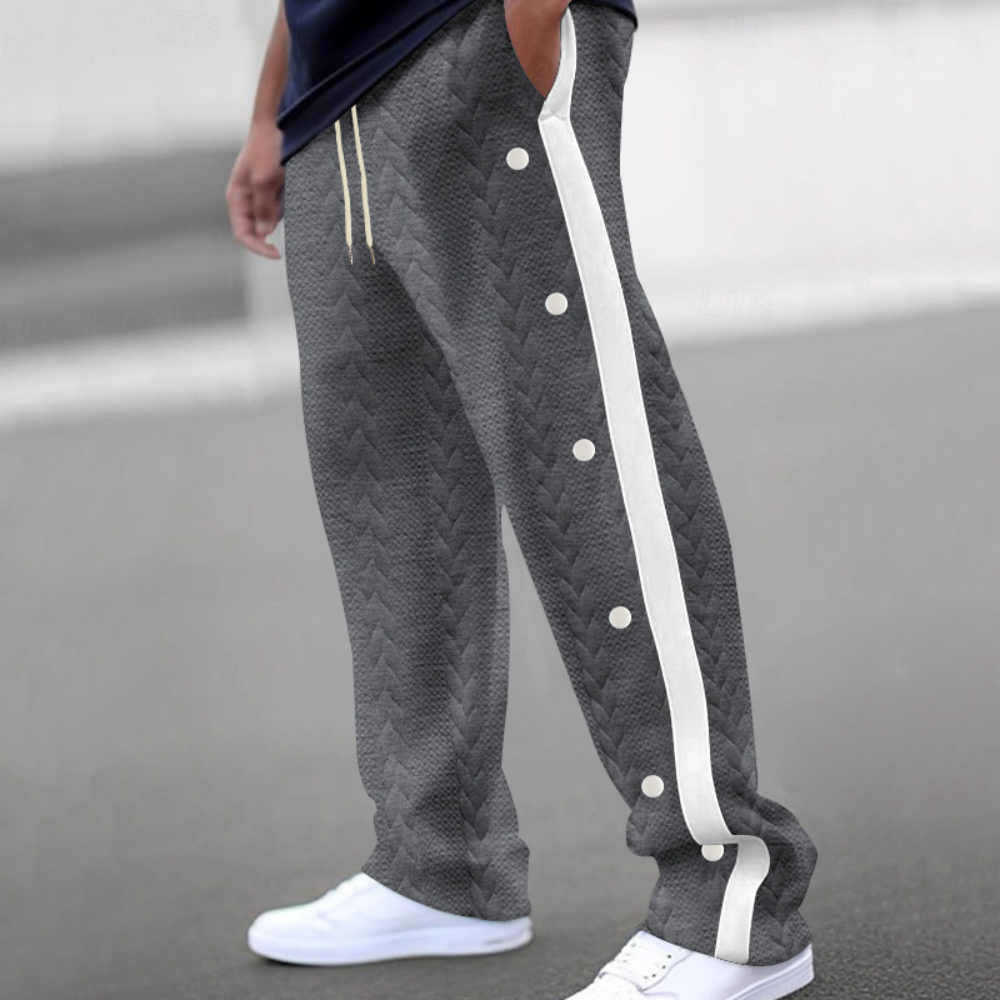Christos - Pantalones de hombre elegantes y cómodos con cintura flexible