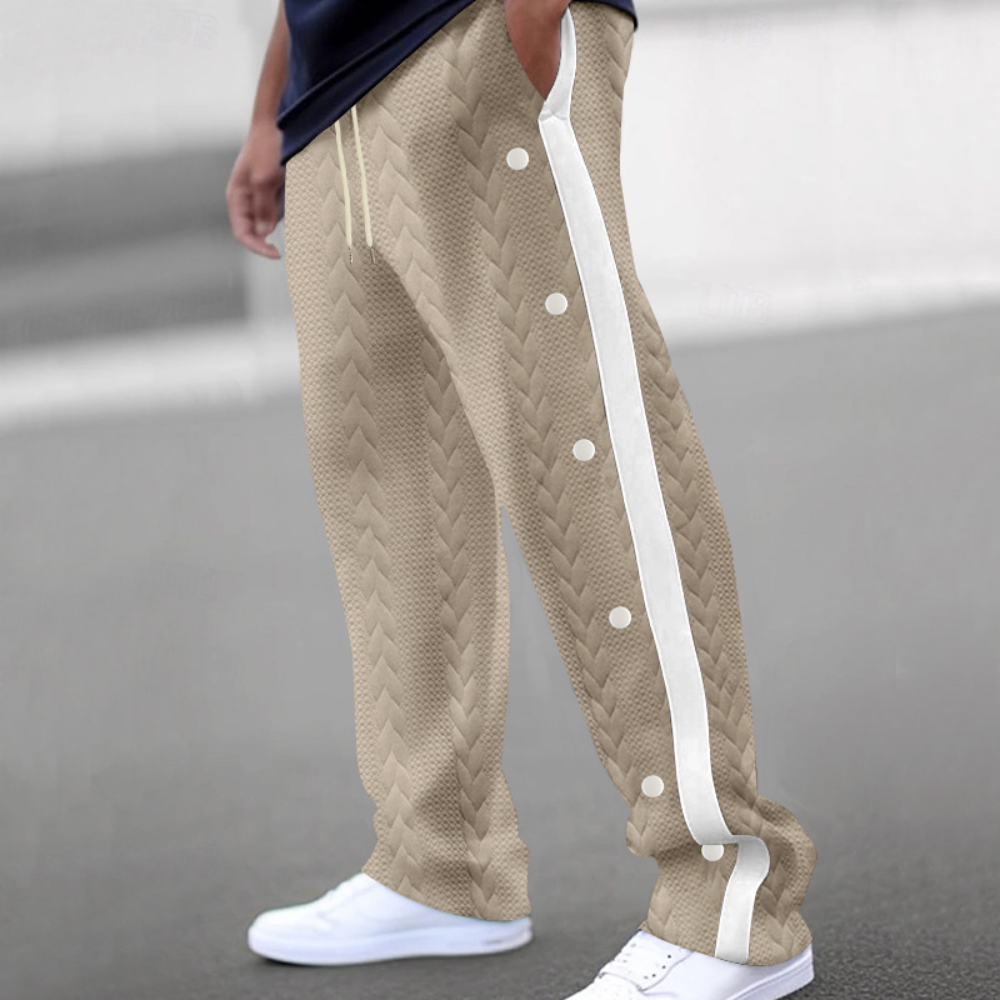 Christos - Pantalones de hombre elegantes y cómodos con cintura flexible