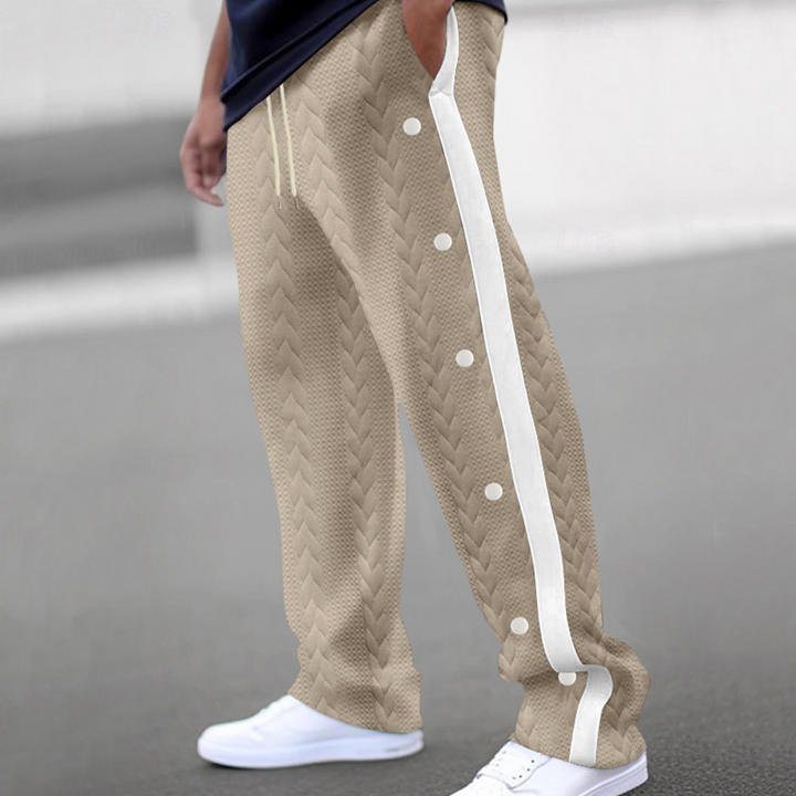 Christos - Pantalones de hombre elegantes y cómodos con cintura flexible