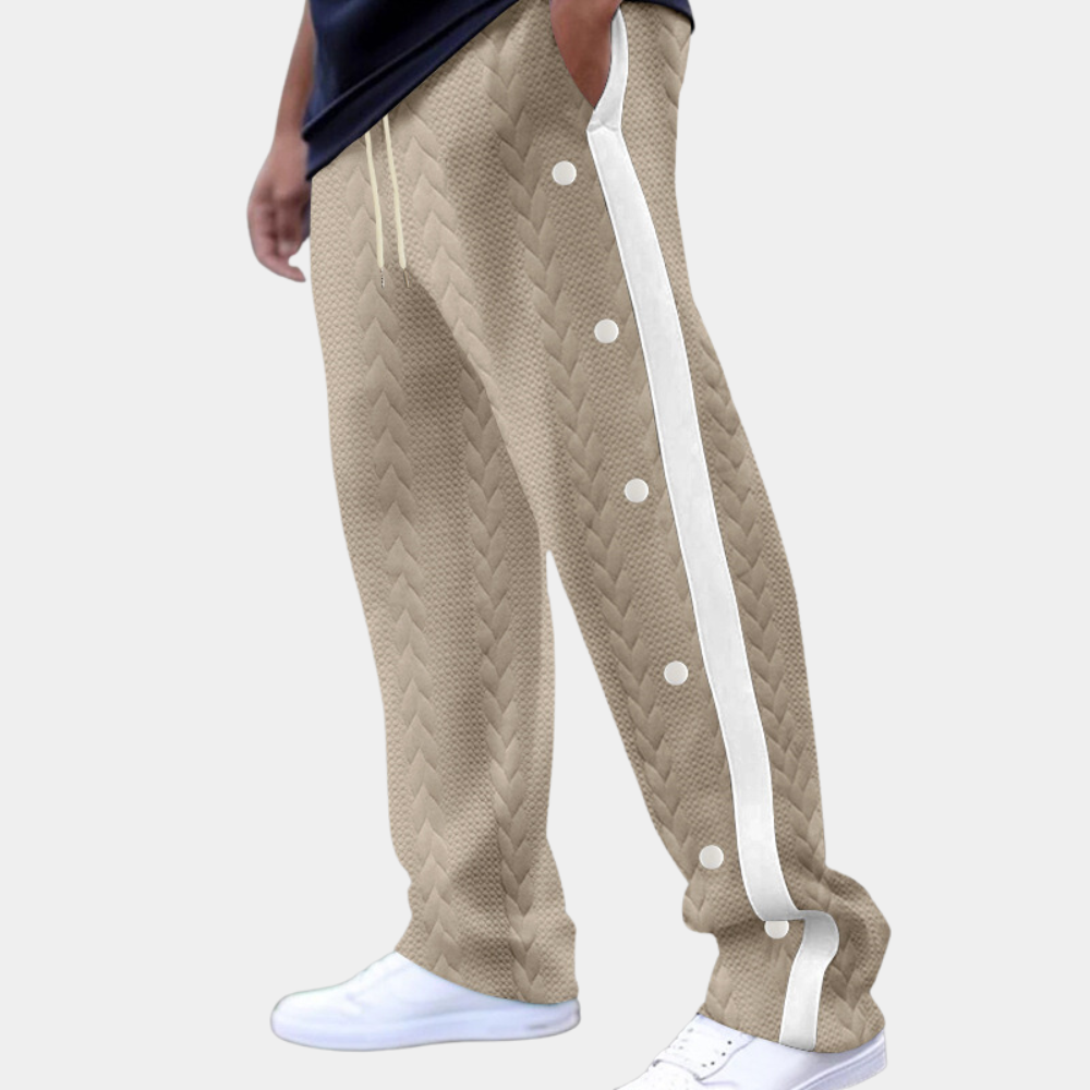 Christos - Pantalones de hombre elegantes y cómodos con cintura flexible