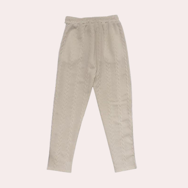 Christos - Pantalones de hombre elegantes y cómodos con cintura flexible