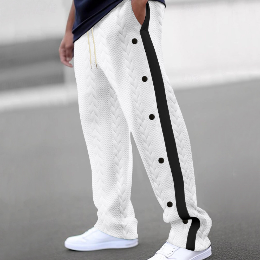 Christos - Pantalones de hombre elegantes y cómodos con cintura flexible