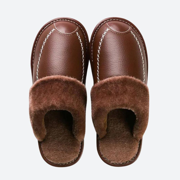 Zapatillas de lujoso forro polar con entrada fácil - Casimir
