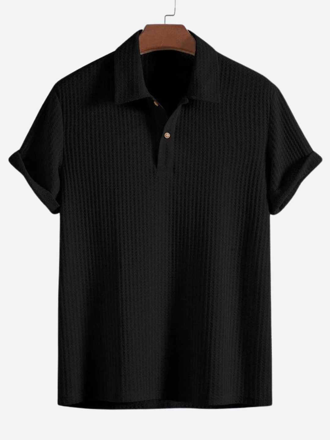 Elegante polo de punto Waffle - Chen