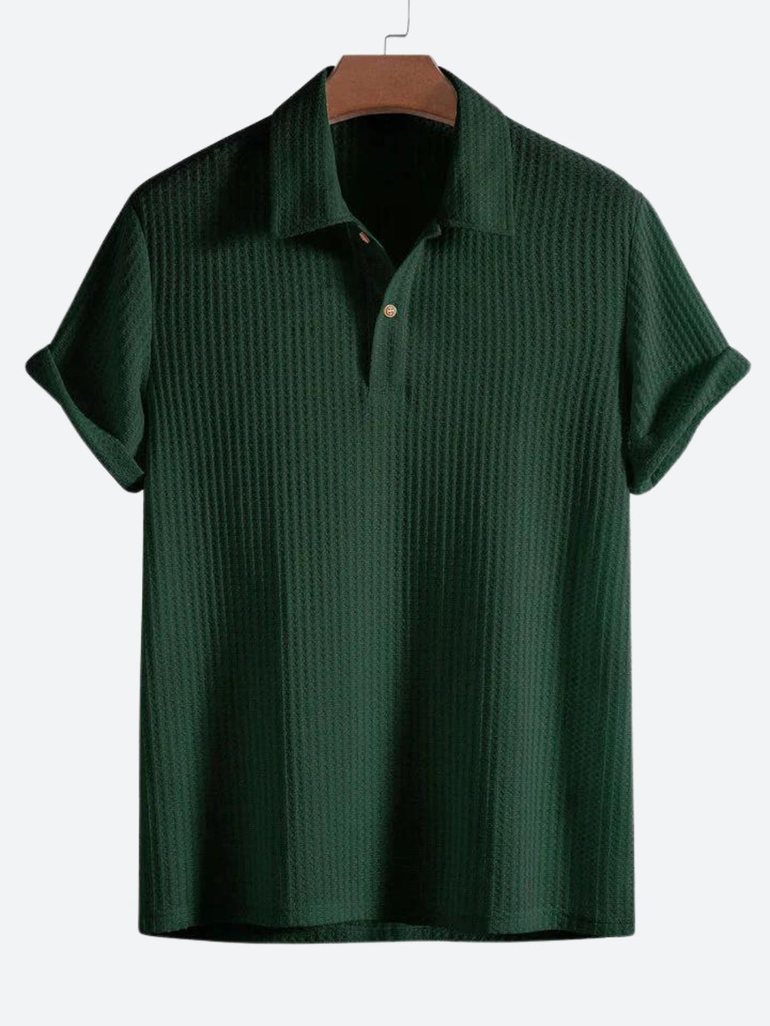 Elegante polo de punto Waffle - Chen