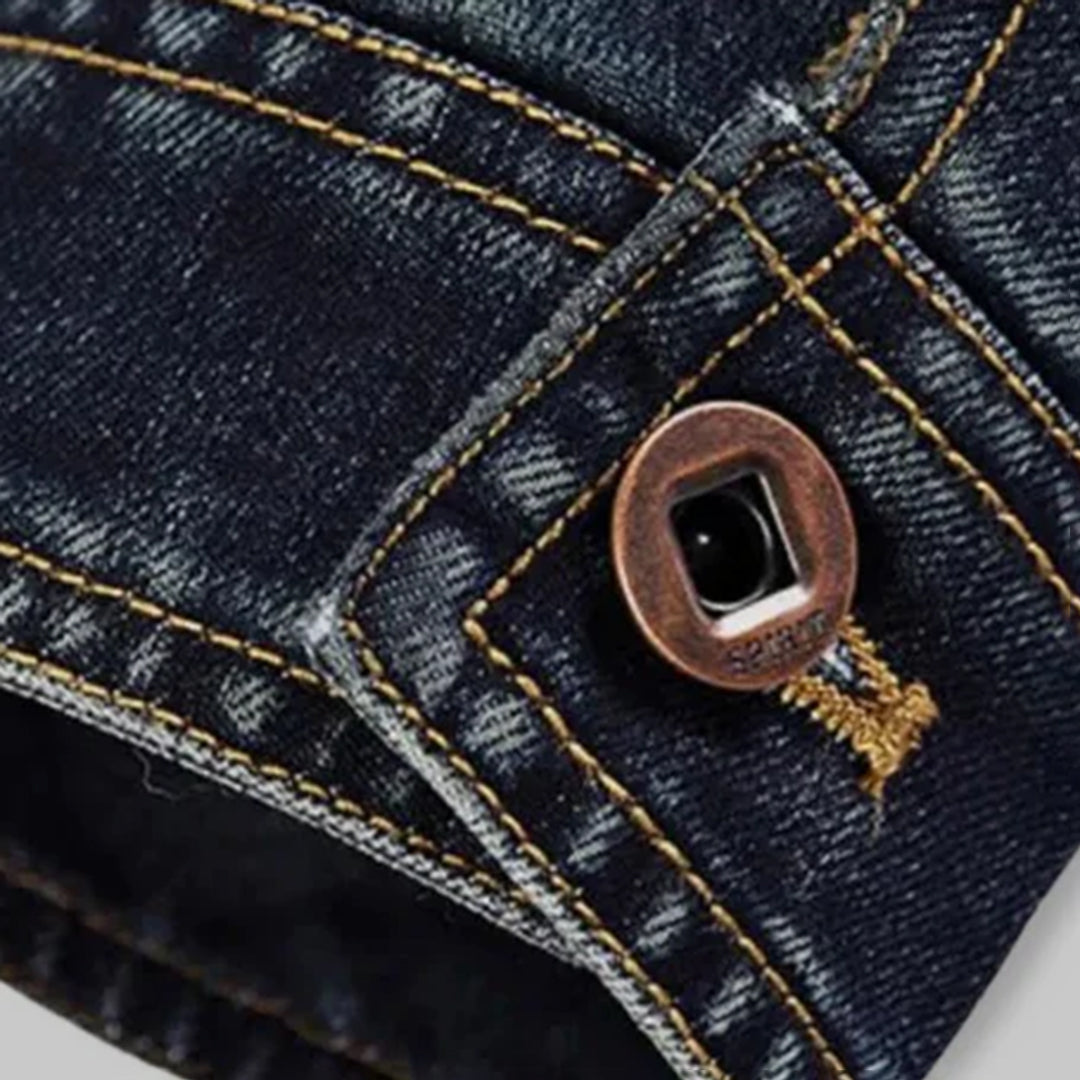 TEUN - Chaqueta clásica atemporal para hombre de estilo elegante