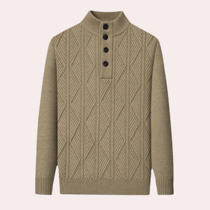 JAIR - Moderno jersey de punto para el hombre moderno