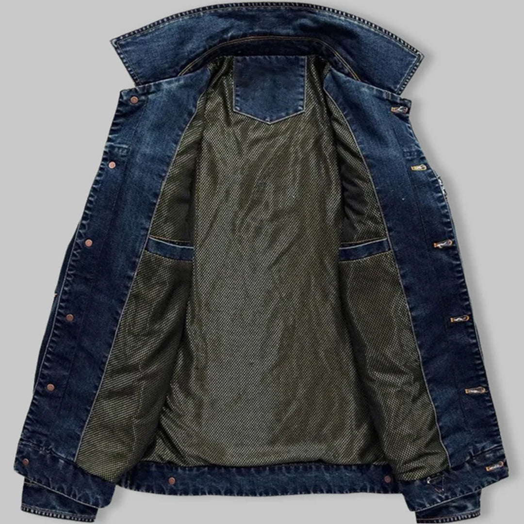 TEUN - Chaqueta clásica atemporal para hombre de estilo elegante
