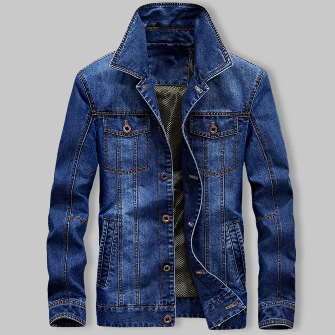 TEUN - Chaqueta clásica atemporal para hombre de estilo elegante