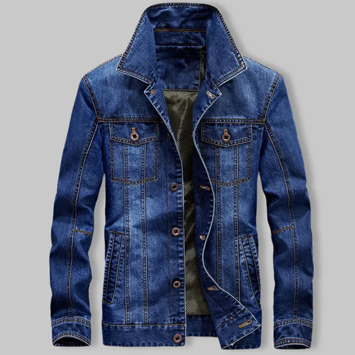 TEUN - Chaqueta clásica atemporal para hombre de estilo elegante