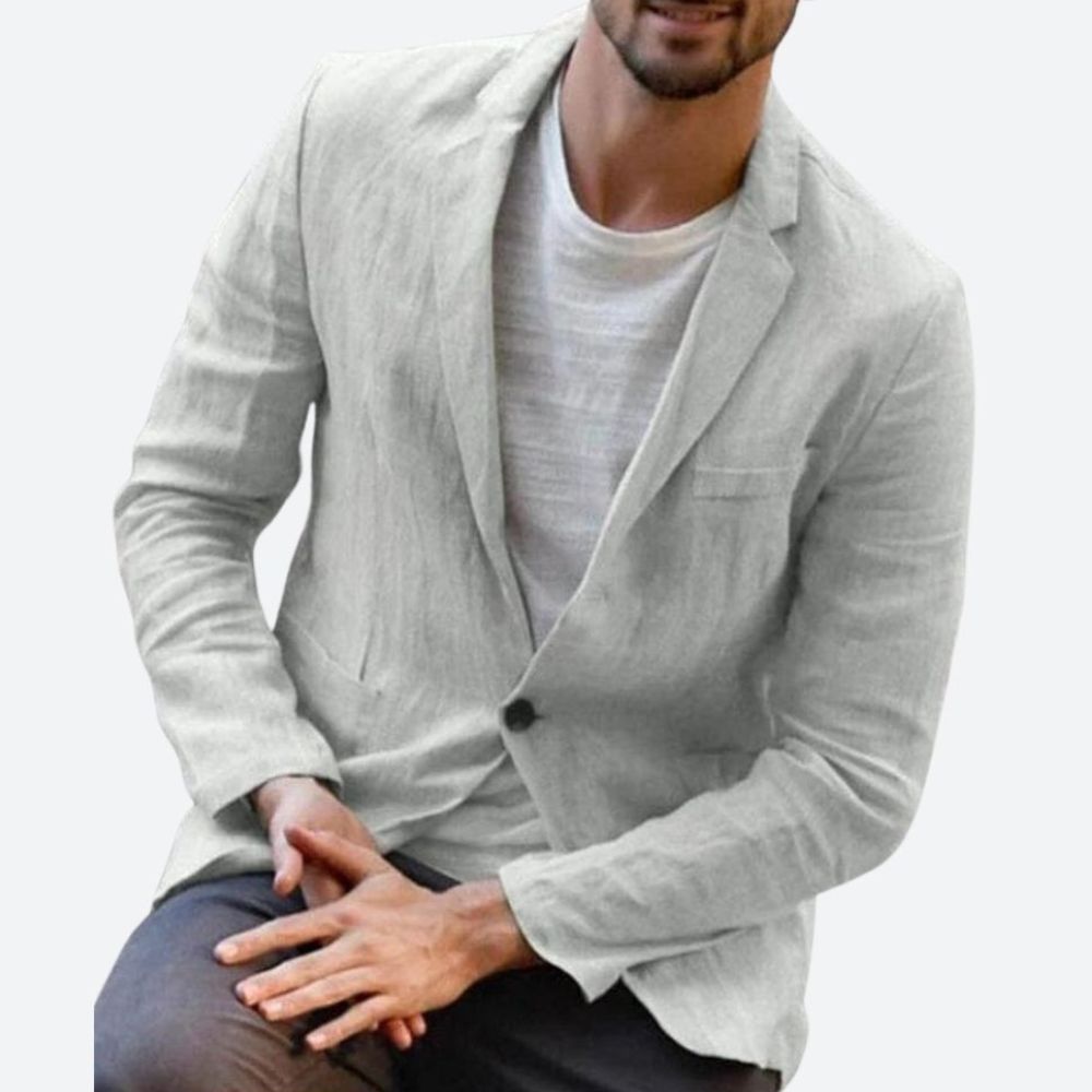 Elegante chaqueta de lino para hombre - Gerrit