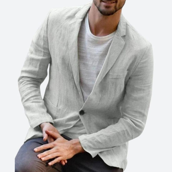 Elegante chaqueta de lino para hombre - Gerrit