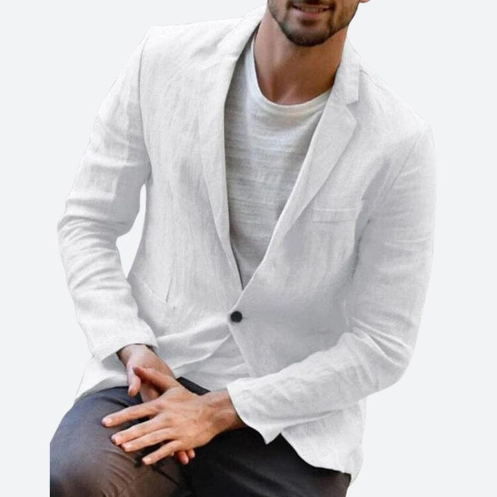 Elegante chaqueta de lino para hombre - Gerrit