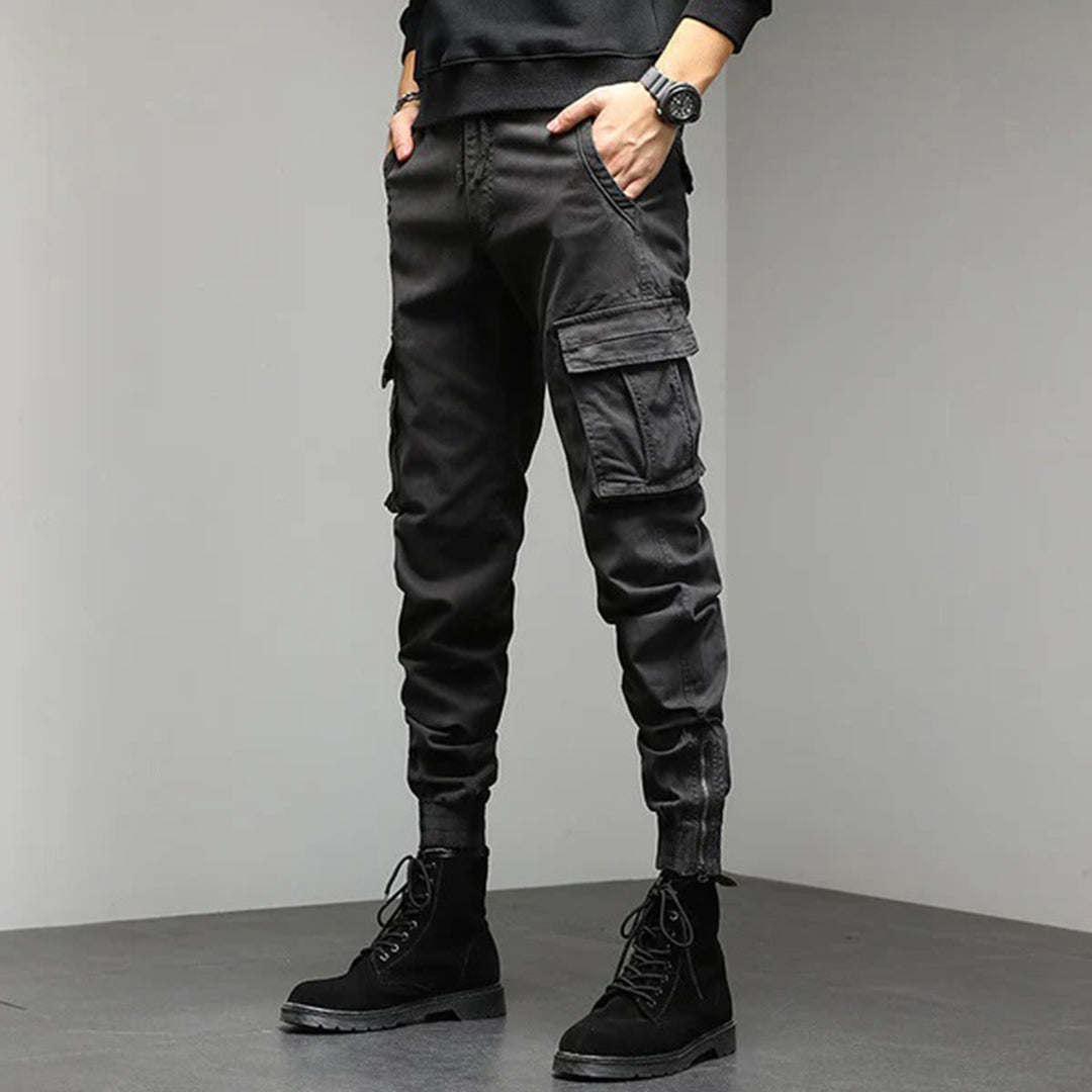Elegantes pantalones cargo de 6 bolsillos para el hombre moderno - HARRY