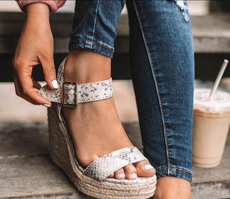 Fátima - Elegantes tacones de cuña ortopédicos para un confort óptimo de la mujer