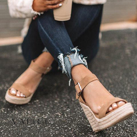 Fátima - Elegantes tacones de cuña ortopédicos para un confort óptimo de la mujer