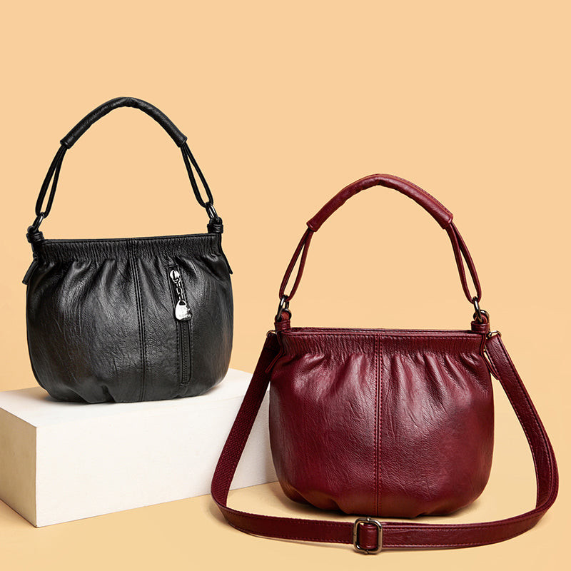 Iris - Elegante y estiloso bolso de piel suave para otoño para mujer