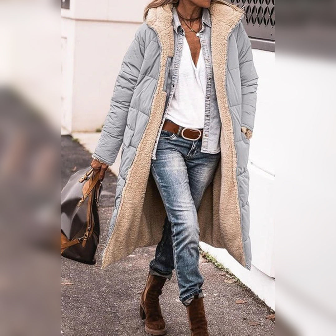 HAZEL - Elegante abrigo largo de invierno para mujer
