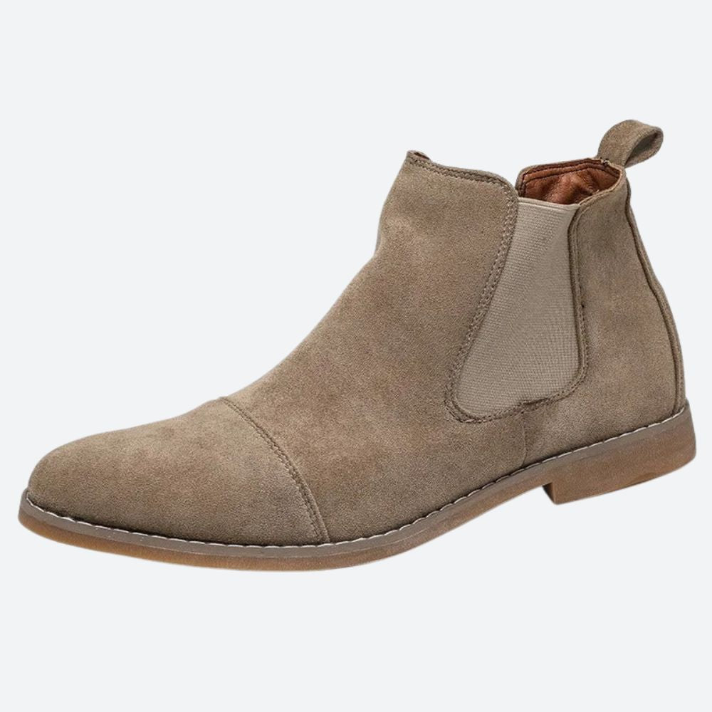 Elegantes botas Chelsea de hombre en ante clásico - Helmut