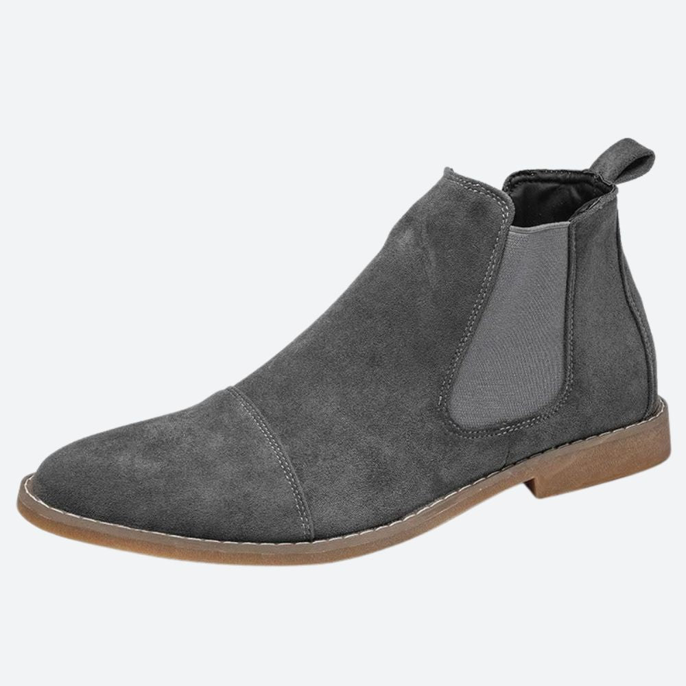 Elegantes botas Chelsea de hombre en ante clásico - Helmut