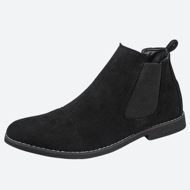 Elegantes botas Chelsea de hombre en ante clásico - Helmut