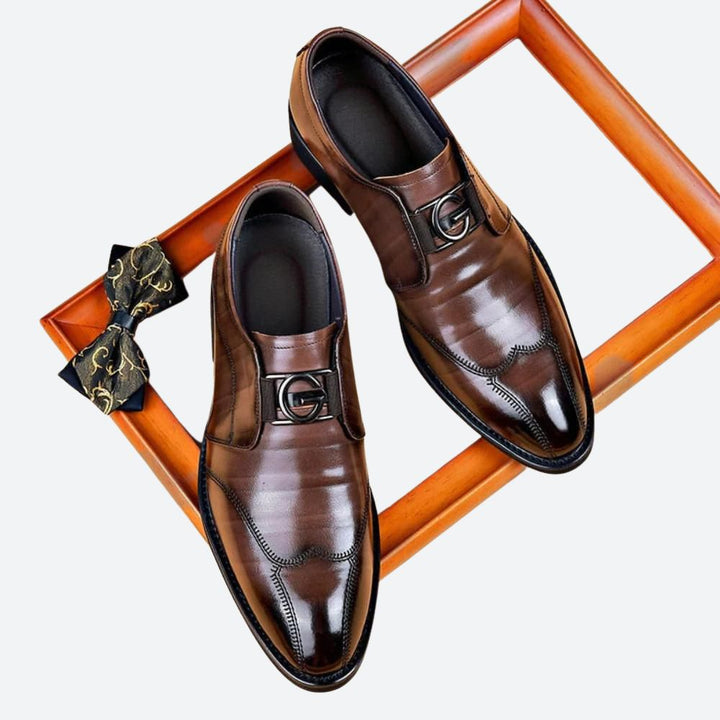 Elegantes zapatos de hombre de piel hechos a mano - Jojo