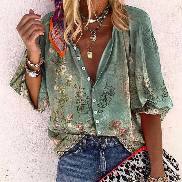 Felicia - Camisa Retro Chic
