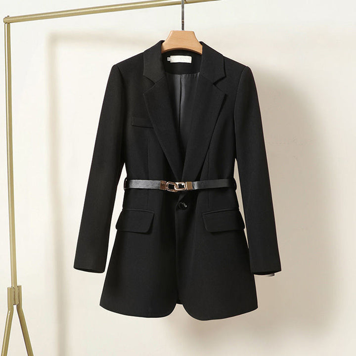 LISA - Blazer largo de mujer con cinturón