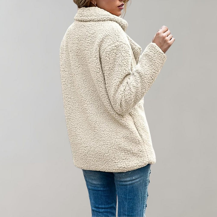 Lanaia - Elegante abrigo corto de invierno para mujer