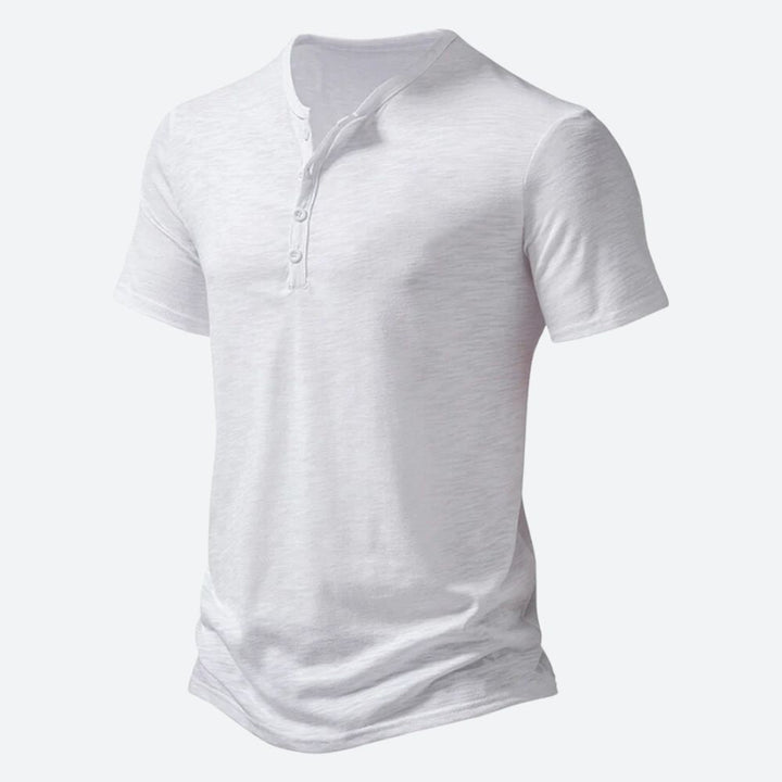 Elegante camiseta informal para hombre - Lino