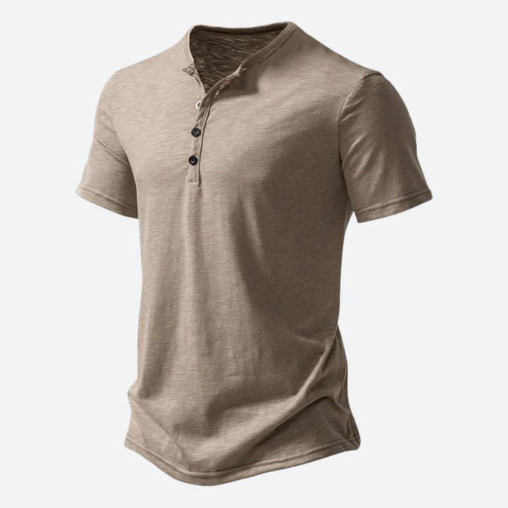 Elegante camiseta informal para hombre - Lino