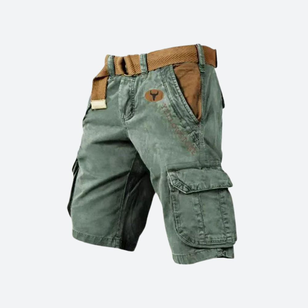 Pantalones cortos cargo para hombre, elegantes y funcionales - Marky