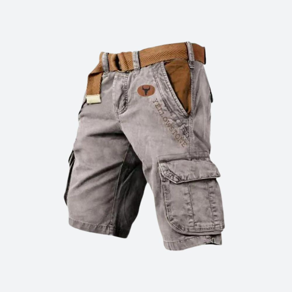 Pantalones cortos cargo para hombre, elegantes y funcionales - Marky