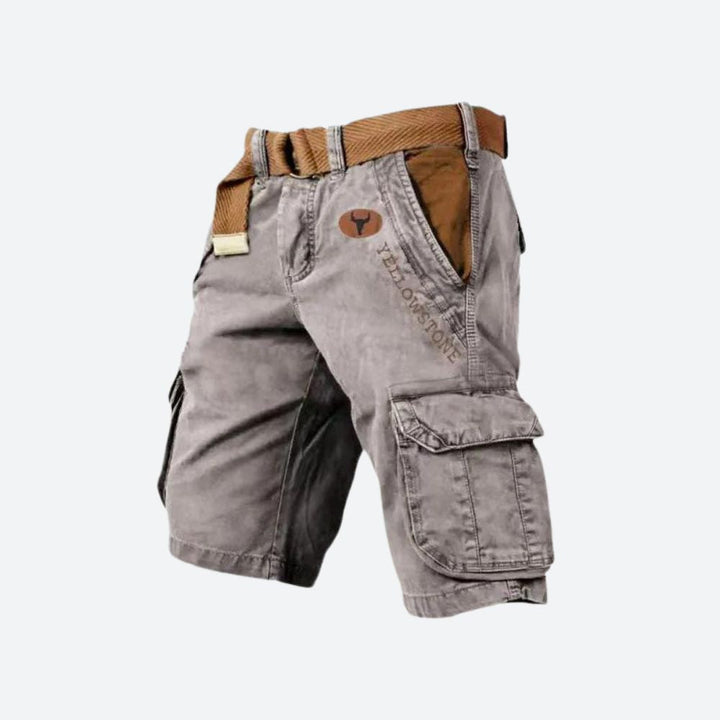 Pantalones cortos cargo para hombre, elegantes y funcionales - Marky