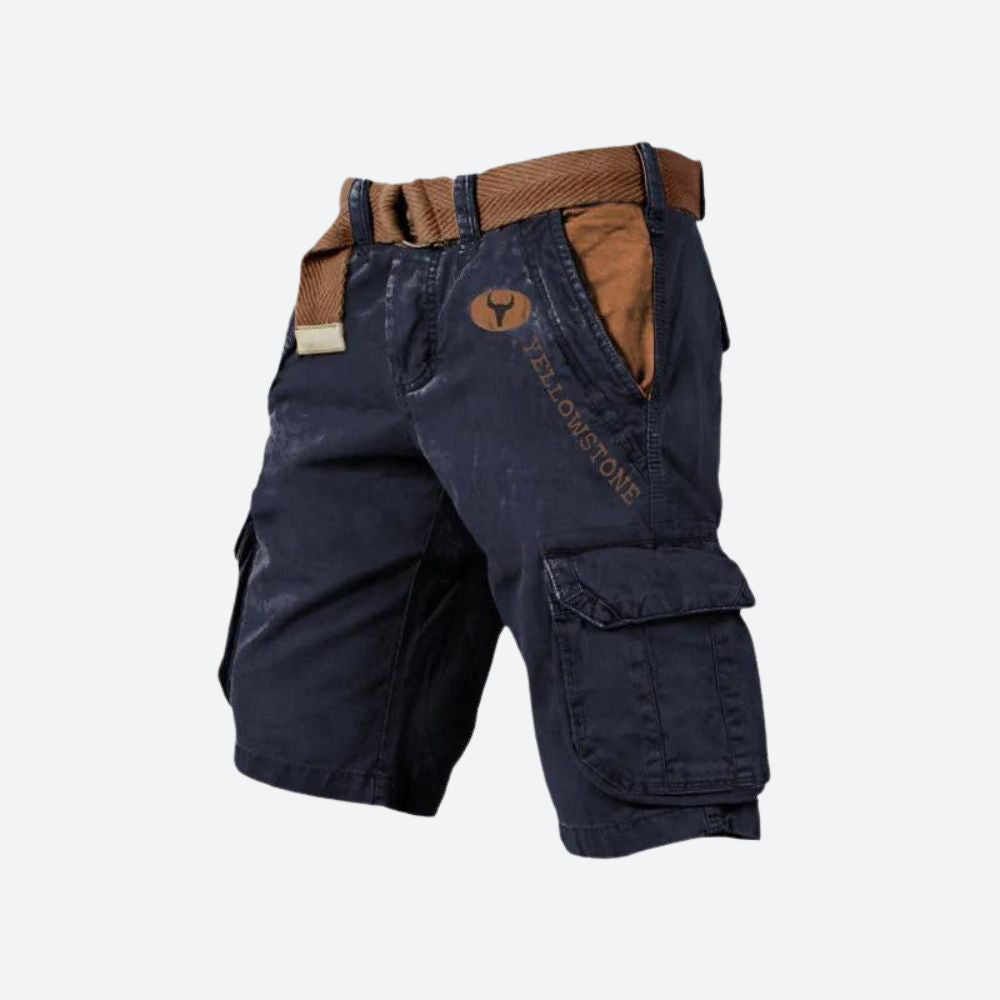 Pantalones cortos cargo para hombre, elegantes y funcionales - Marky